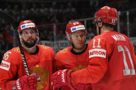 Россия разгромила Норвегию в первом матче ЧМ по хоккею
