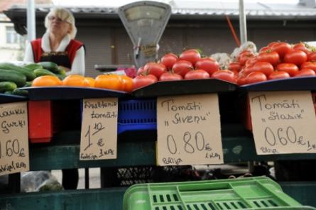 Экспорт овощей из Латвии упал
