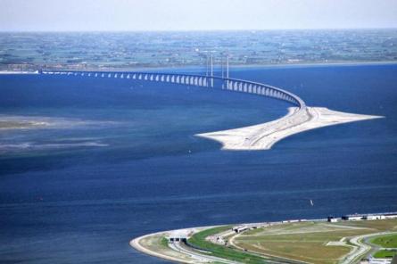 Как устроен грандиозный мост между Данией и Швецией