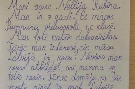 Левитс очаровал латвийцев, ответив на письмо 7-летней девочки (+ФОТО)