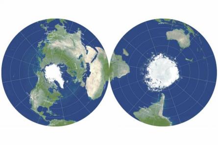 Астрофизики создали самую точную карту Земли. Она круглая и двусторонняя