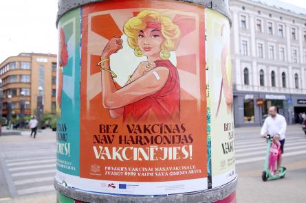 Вакцинацию от "Covid-19" в Латвии завершили более миллиона человек