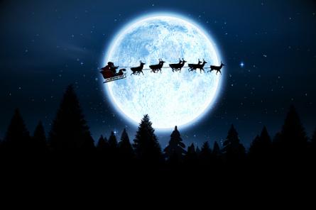 Санта-Клаус вылетел вручать подарки, за его маршрутом наблюдают миллионы