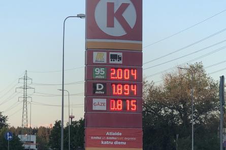 Цены на бензин в Латвии могут взлететь до 2,5 евро за литр