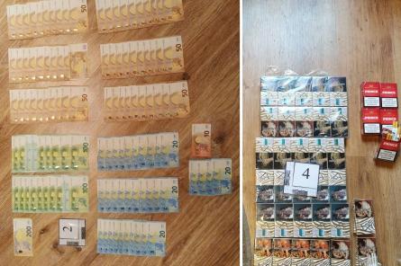 Задержали «табачников»: при обысках найдены сигареты и €8 970 наличных (ФОТО)
