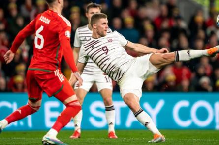 Евро-2024: сборная Латвии проиграла Уэльсу