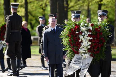 Ринкевич почтил память жертв Второй мировой войны, напомнив об оккупации