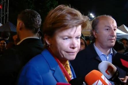 Дипломатический скандал: министры стран Балтии вышли на протесты в Грузии