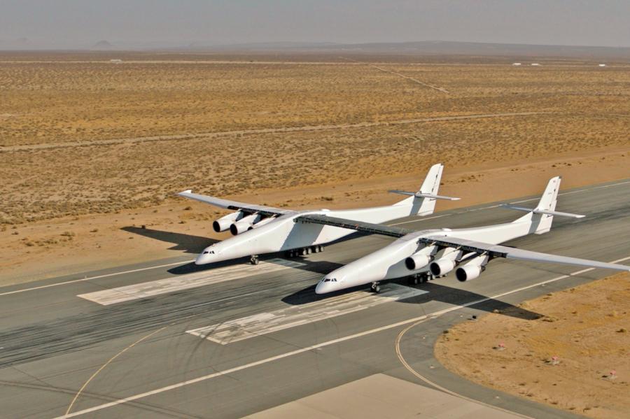 Видео испытаний самого большого самолета в мире, больше «Мрии»