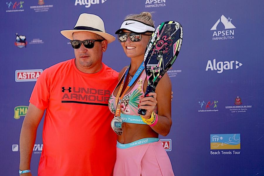 Натали Тумшевиц-Эргле стала победительницей турнира по пляжному теннису