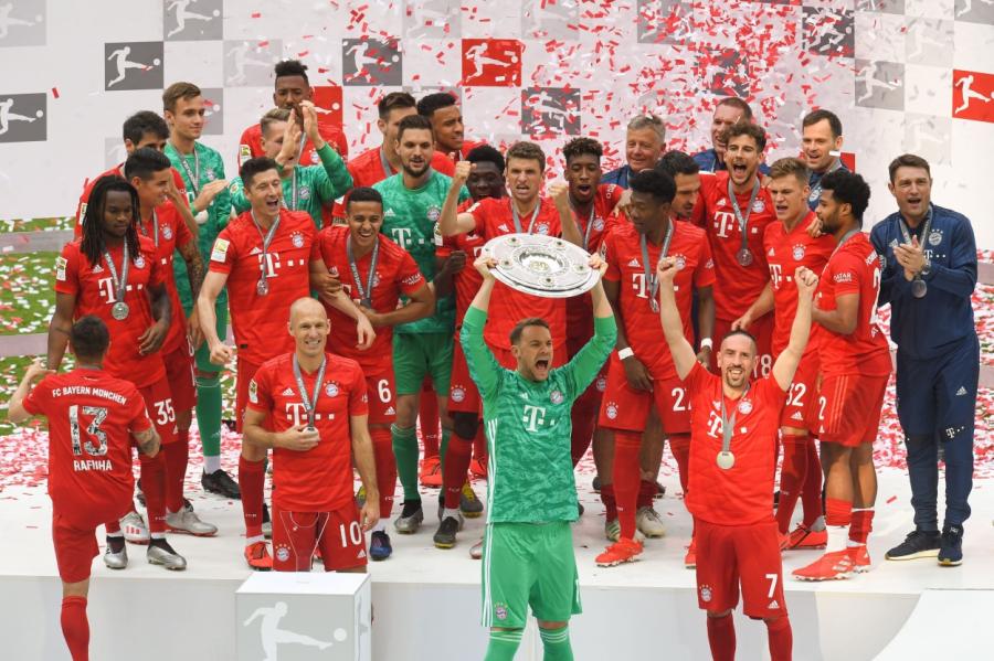«Бавария» снова выиграла чемпионат Германии
