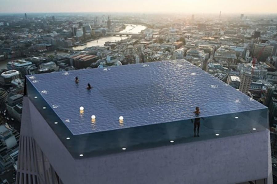 В Лондоне построят обзорный бассейн без лестниц