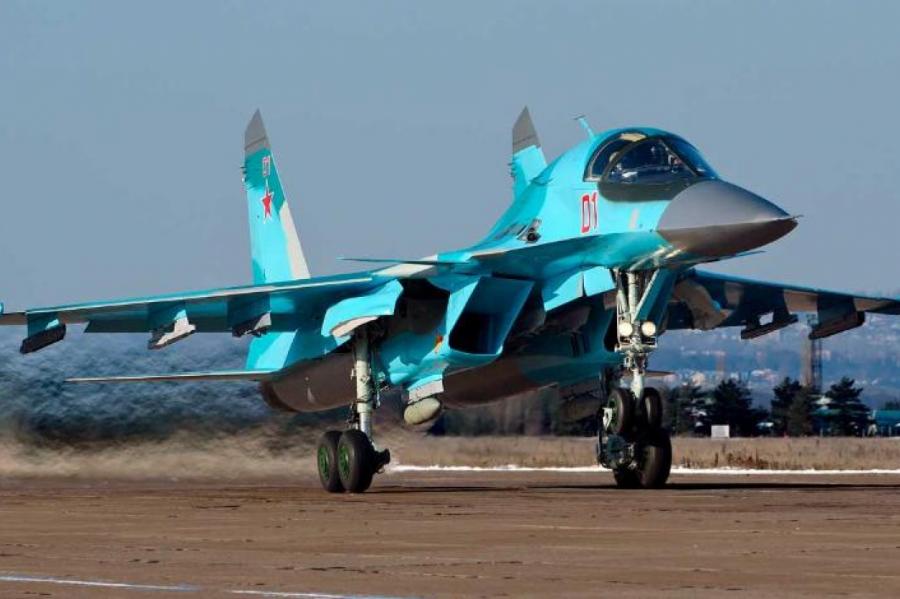 Су-34 мощнейшей бомбой похоронил десятки боевиков