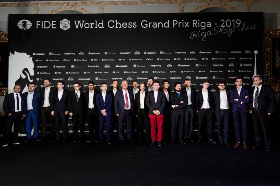 В Риге состоялась церемония открытия второго этапа Гран-при по шахматам