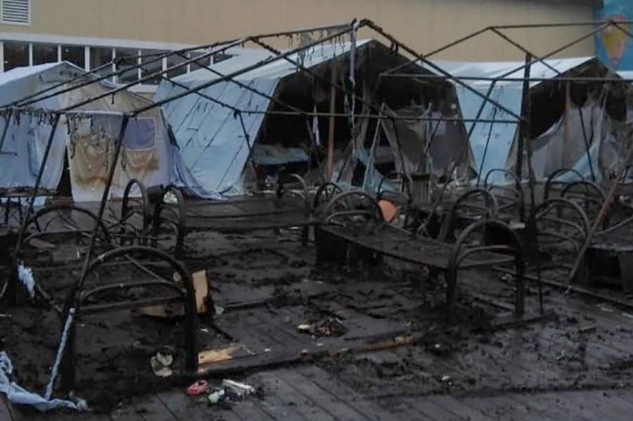 Появилось фото смертельного пожара в детском лагере