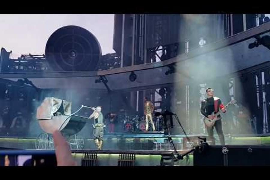 Во время концерта «Rammstein» задержано четыре человека