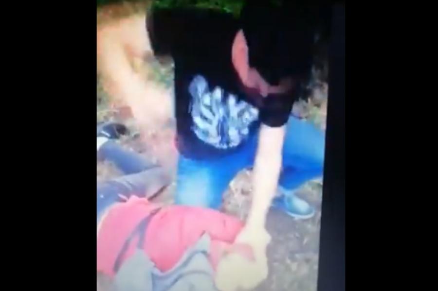 Чудовищное своей жестокостью избиение ребенка в Риге попало на видео
