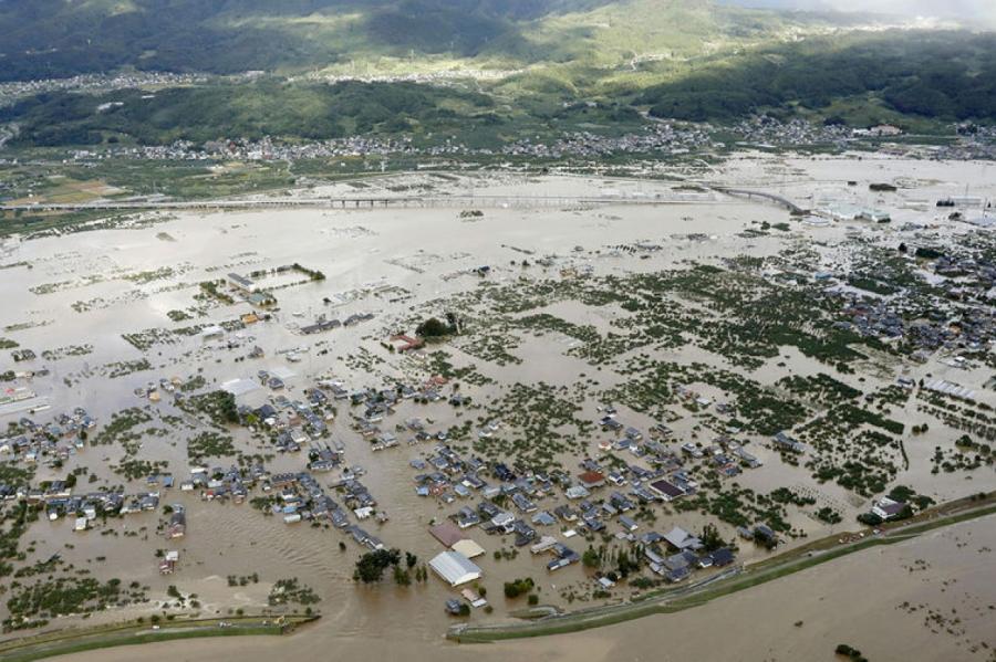 Число погибших из-за тайфуна в Японии увеличилось до 61