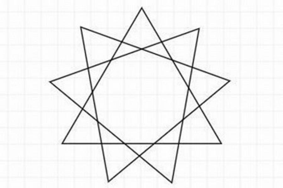 В Сети подсчитывают количество треугольников на рисунке