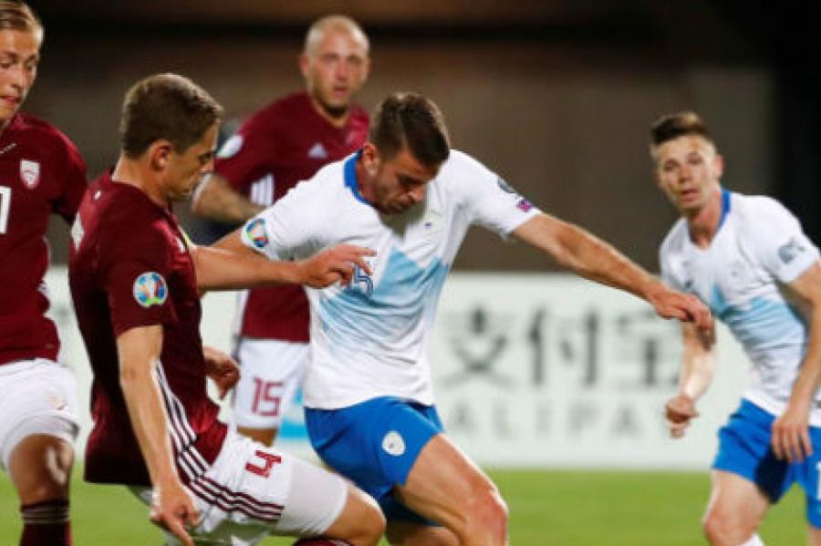 16-й проигрыш кряду: сборная Латвии по футболу обидно проиграла Словении