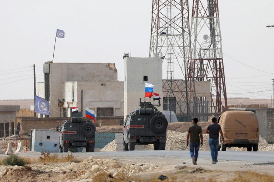 Российская военная полиция заняла бывшую базу США в Сирии