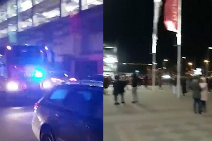 Пожар в “Domina”: в торговом центре прошла полная эвакуация (+ВИДЕО)
