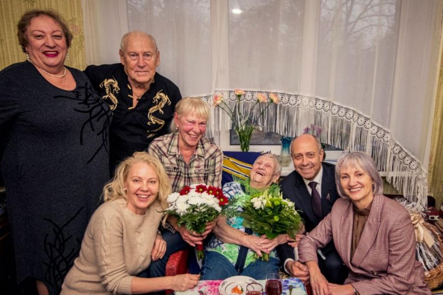 Ровесница Латвии – рижанка Нина Игнатьева отпраздновала 101-й день рождения