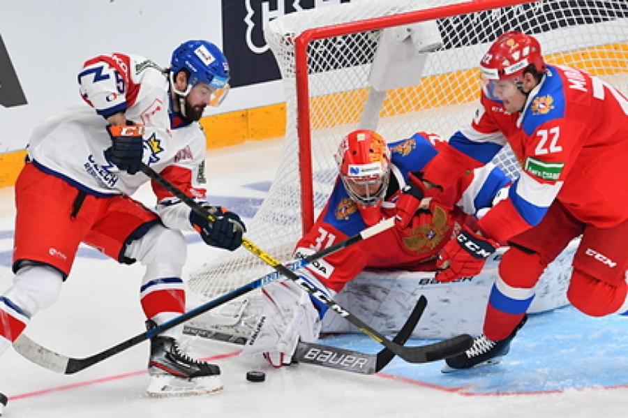 Российские хоккеисты обыграли Чехию по буллитам на Кубке Первого канала