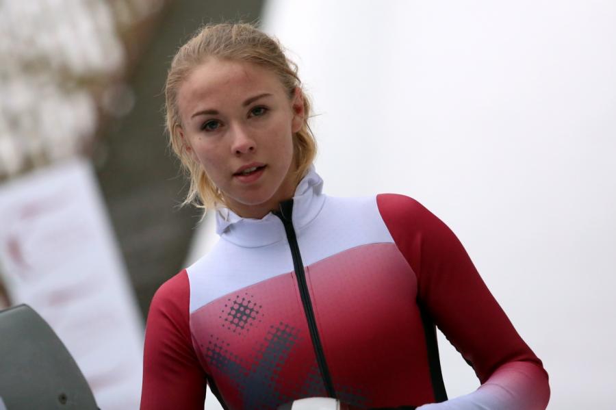Скелетонистка Терауда в Инсбруке заняла шестое место на этапе Кубка Европы