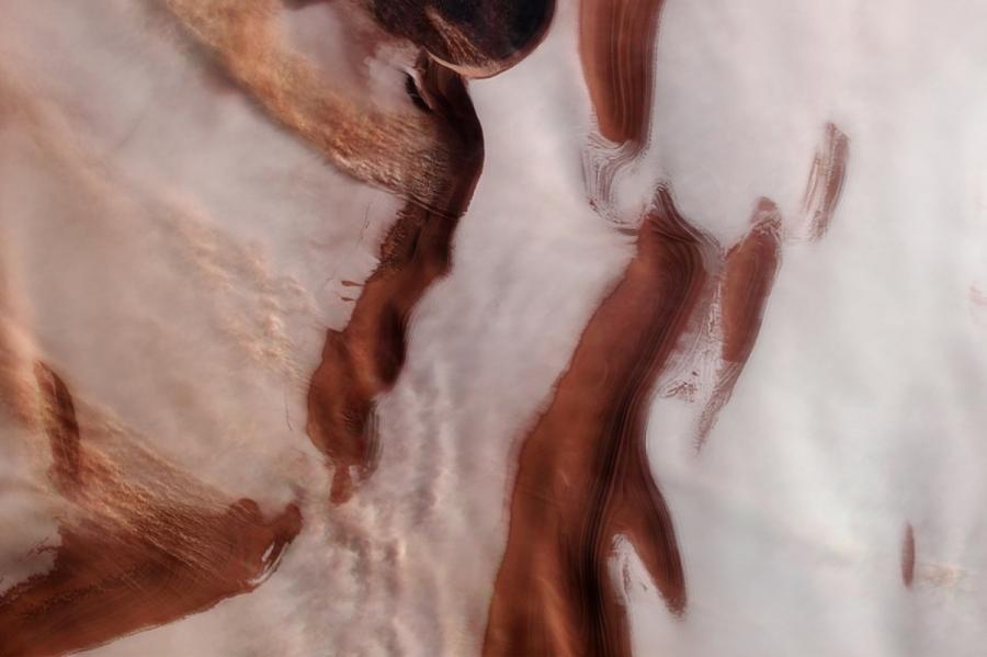 В сети появился снимок ледяного Марса