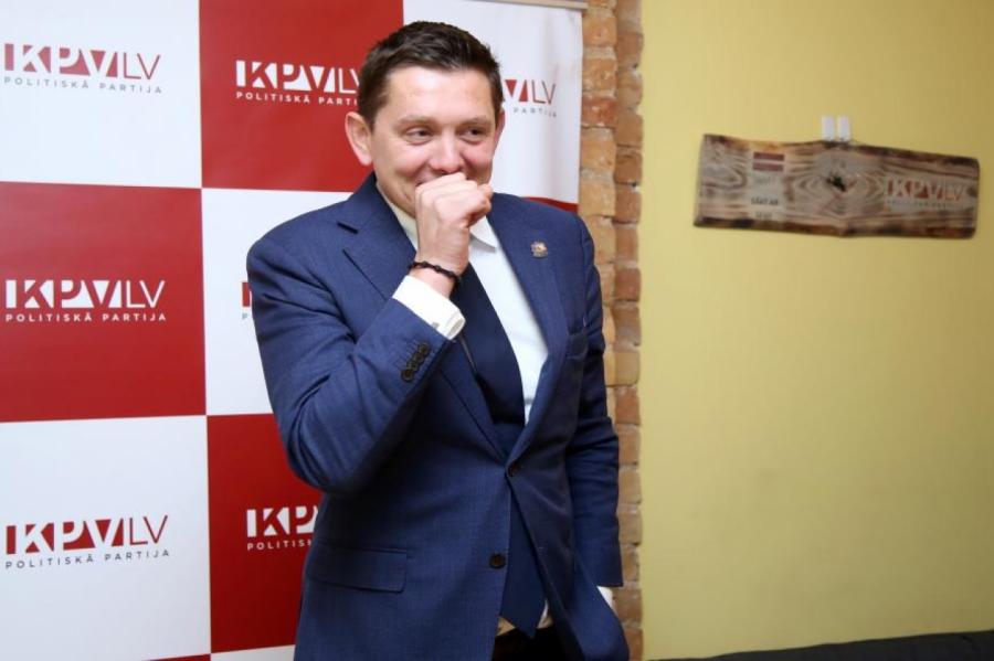 “Уходите!”: Кайминьш призвал членов KPV LV ликвидировать партию