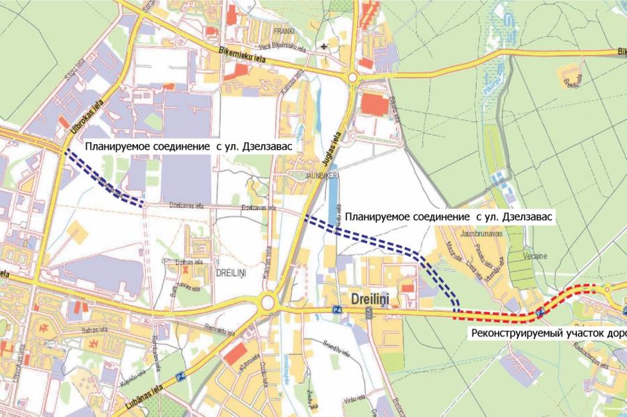 В Ригу построят новую дорогу: улица Дзелзавас уведет за границы города