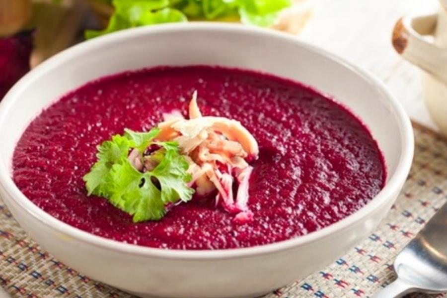 Рецепт свекольного супа-пюре: быстро, вкусно, постно