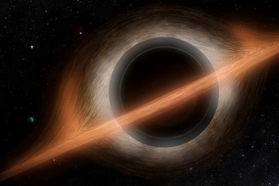 Черные дыры окружены бесконечными кольцами света