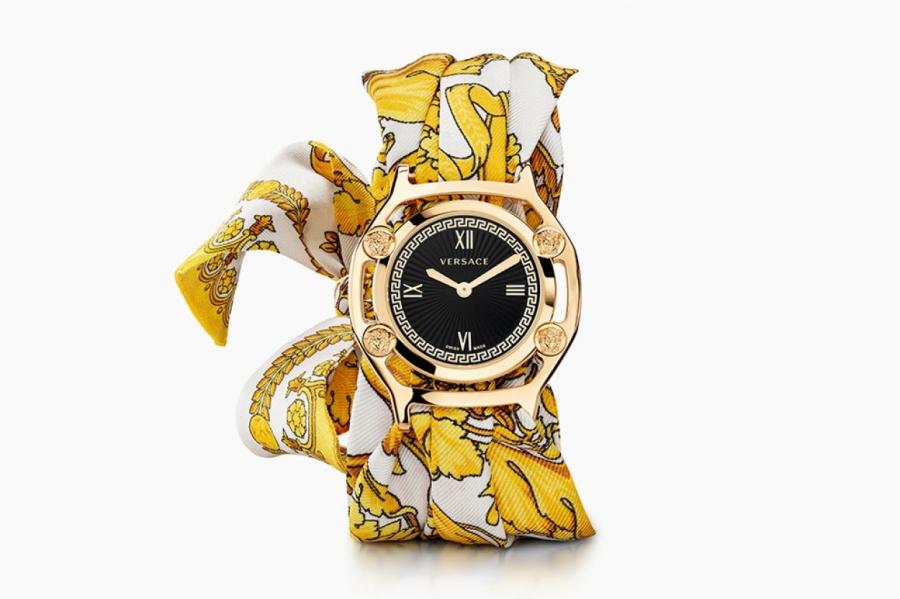 Versace выпустили часы с «тропическим» ремешком