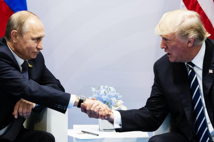 Путин и Трамп приняли заявление по случаю 75-й годовщины встречи на Эльбе