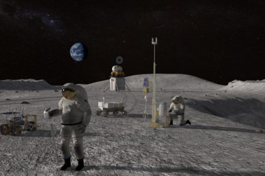 NASA заказало за 1 млрд USD разработку лунных посадочных модулей (ВИДЕО)