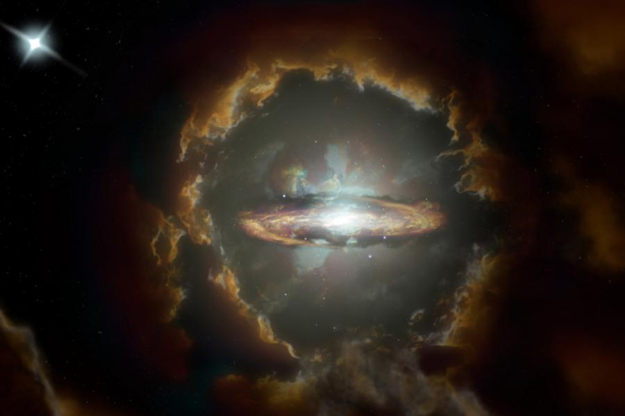 Ученые обнаружили меняющую представления о Вселенной галактику