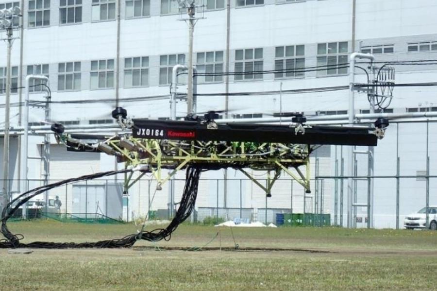 Компания Kawasaki отчиталась о испытании грузового дрона