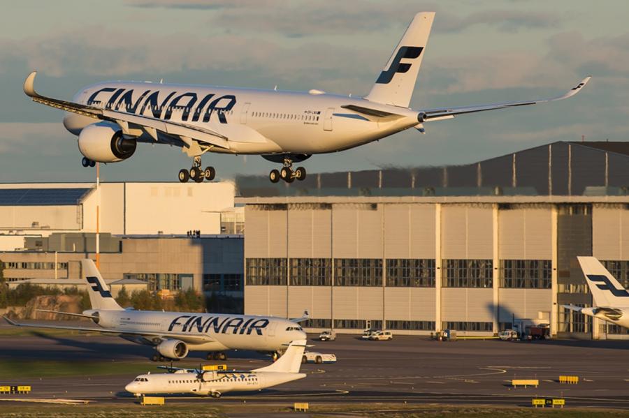 Минсообщения выдало "Finnair" разрешение на рейсы между Ригой и Хельсинки