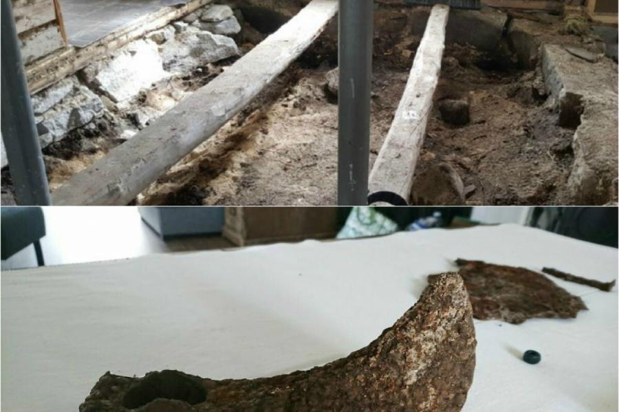 Пара из Норвегии во время ремонта нашла под полом своего дома могилу викинга