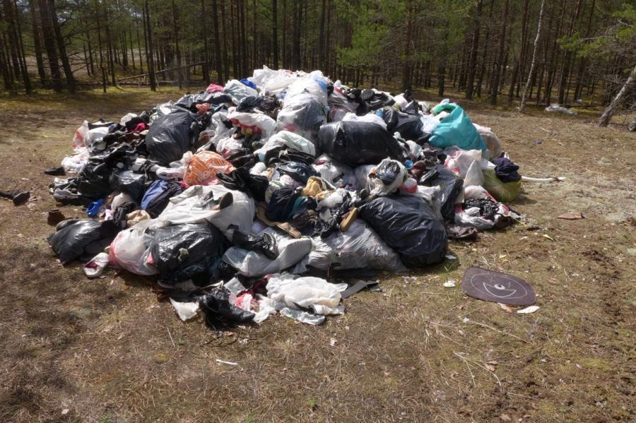 Бесхозная свалка: мусор берёт Даугавпилс в кольцо