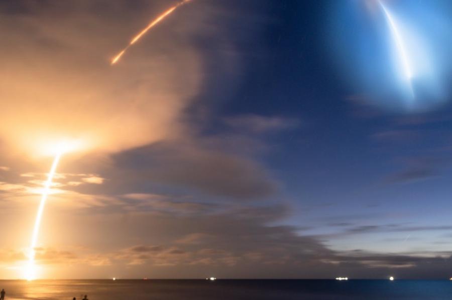 SpaceX успешно вывела на орбиту 58 спутников Starlink для доступа интернета