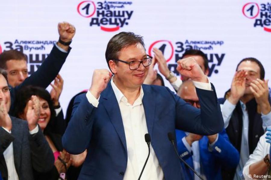 В Сербии убедительную победу на выборах одержала партия власти