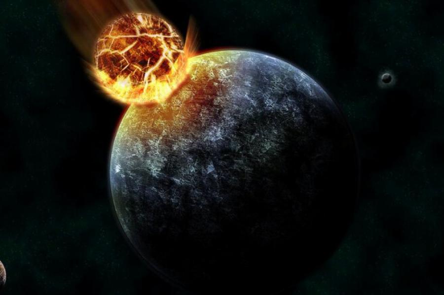 4,5 млрд лет назад в Землю врезалась планета Тейя. Где следы столкновения?