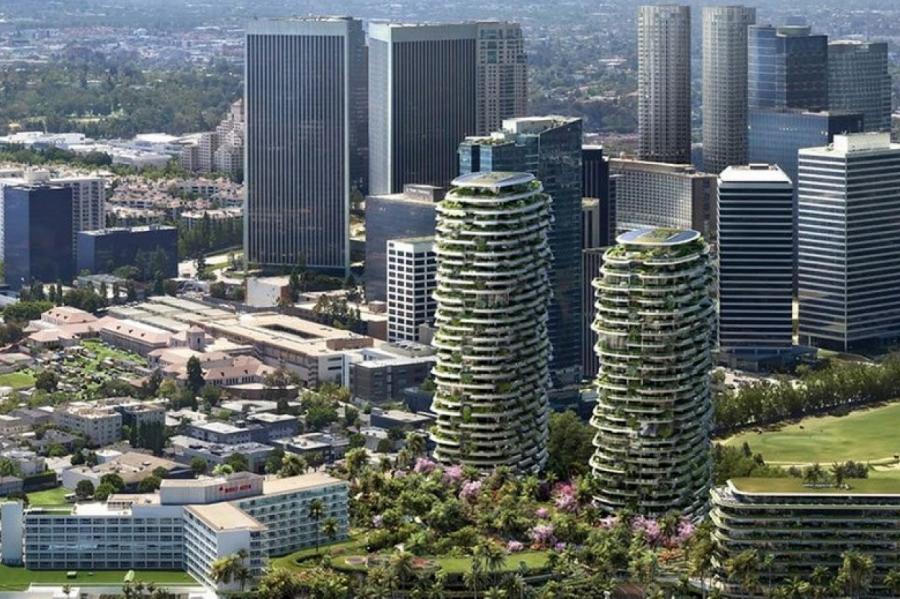 Небоскребы с ботаническим садом планируют построить в Лос-Анджелесе