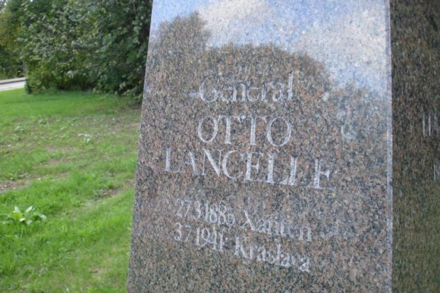 В городе Латвии установлен памятник немецкому генералу «Вермахта» Отто Ланцелле