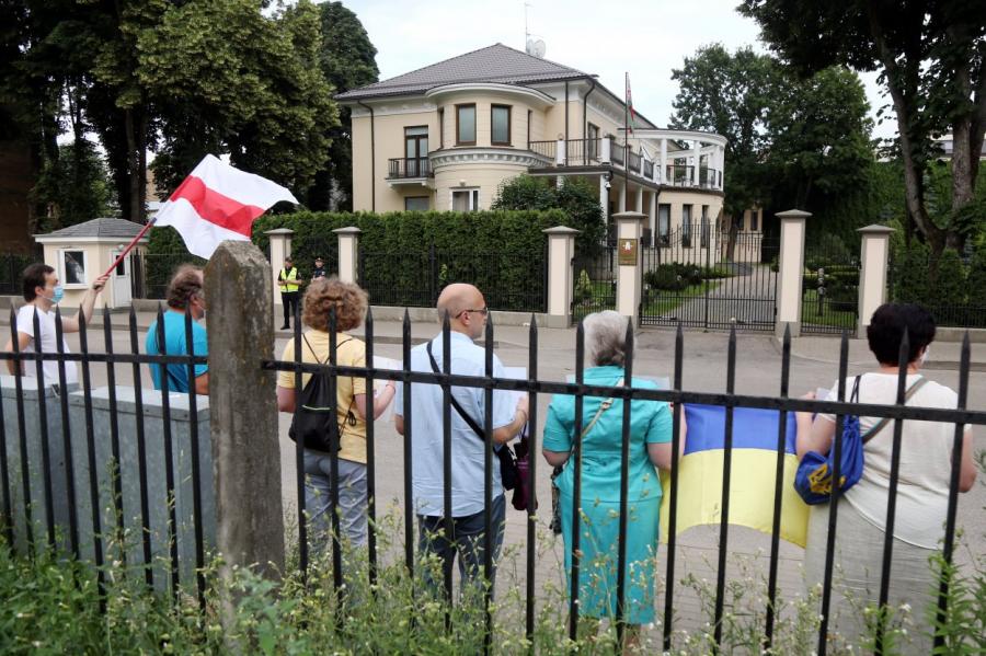 У посольства Белоруссии состоится пикет в поддержку участников протестов