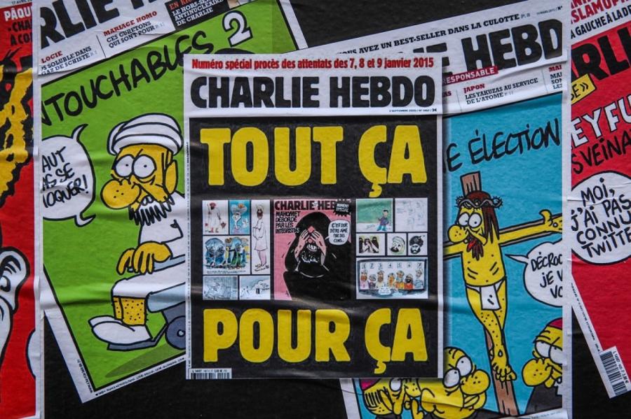 Charlie Hebdo снова напечатал карикатуры на пророка Мухаммеда