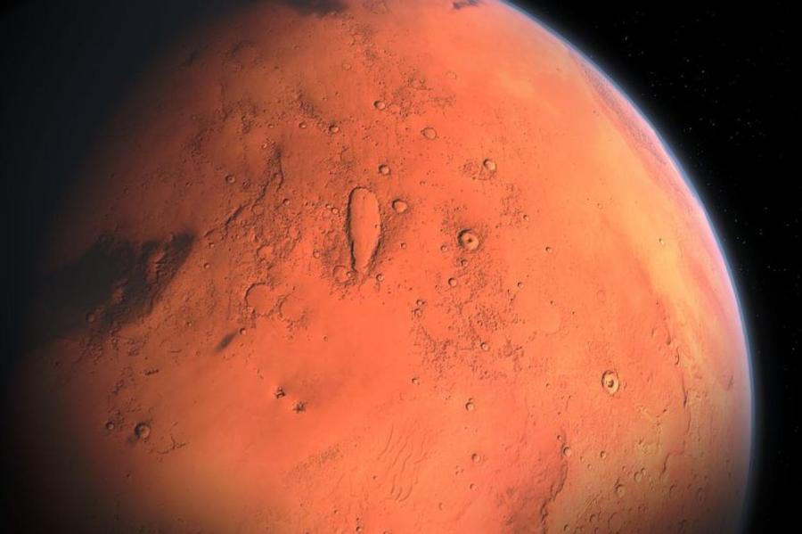 На Марсе нашли озера с жидкой водой